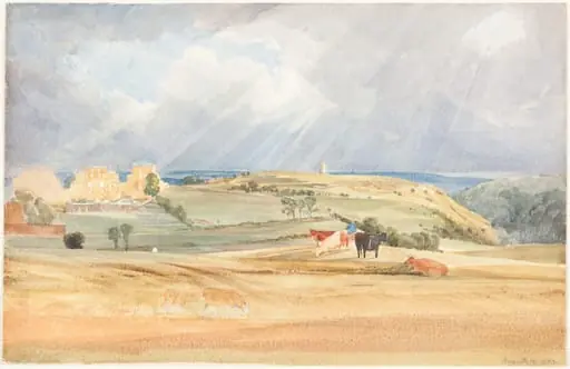 Landscape with Cattle (Somerset?), by James Bulwer
