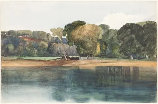 Landscape with Trees and Water, by James Bulwer