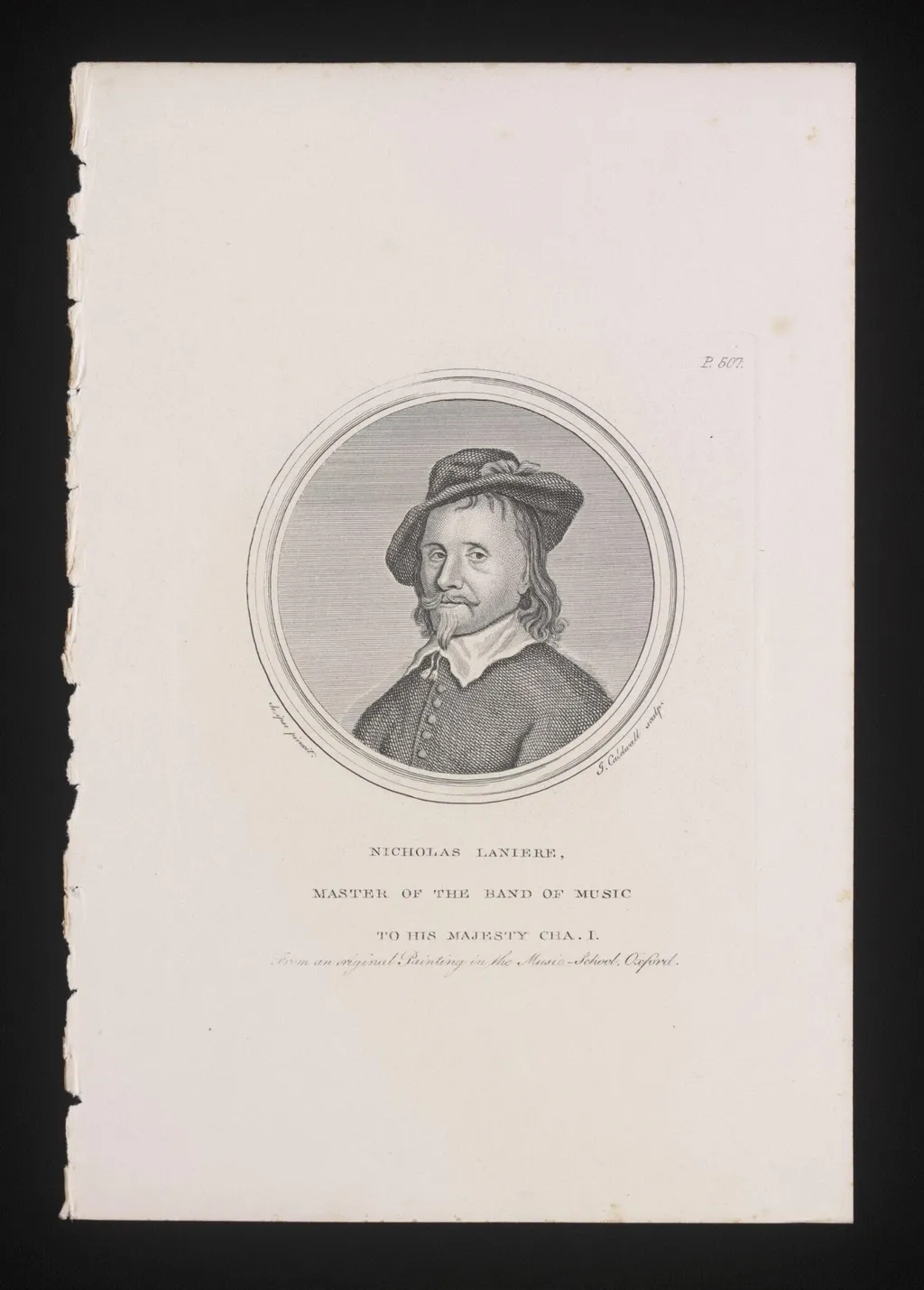 Nicholas Laniere, by James Caldwall, 1750