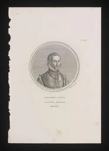 Orlandus Lassus, by James Caldwall