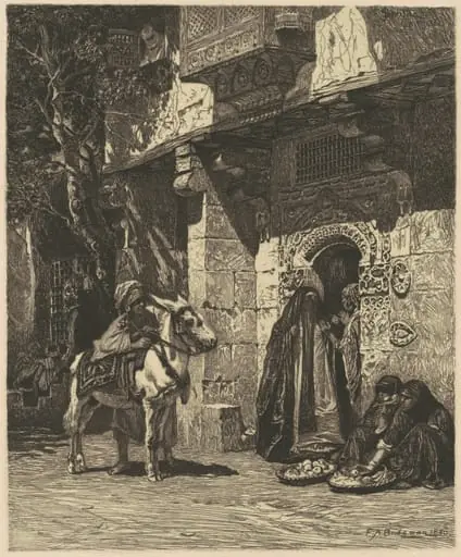 A Lady of Cairo Visiting, by James David Smillie