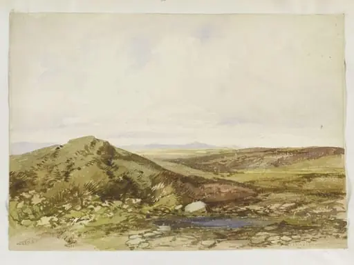 Watercolour in album of 51 drawings and watercolours by James Duffield Harding, by James Duffield Harding