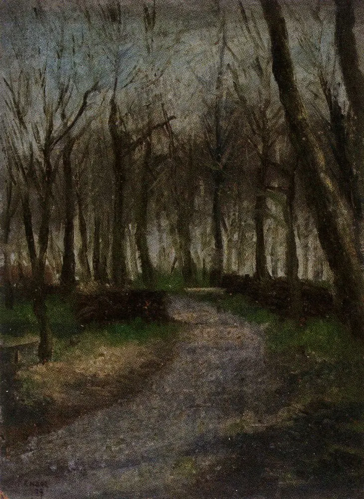 A Path in a Wood, by James Ensor