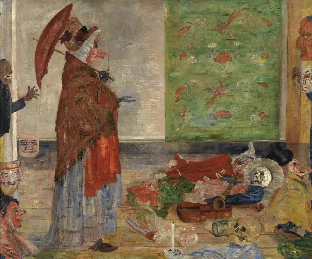 Astonishment of the Mask Wouse, by James Ensor