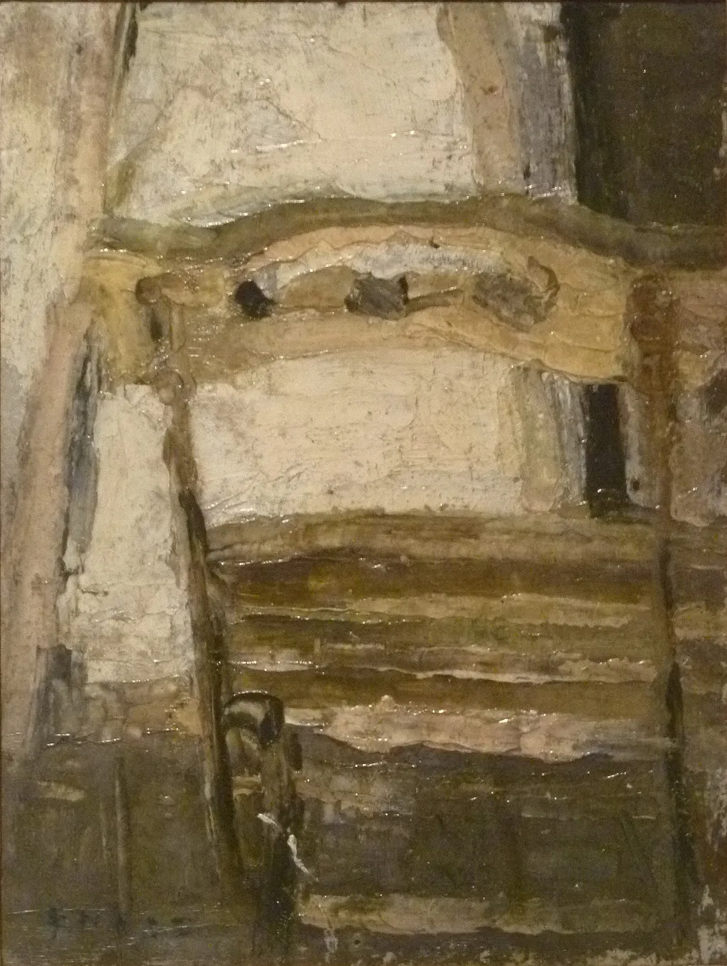 Back of a Chair, by James Ensor, oil, 1890