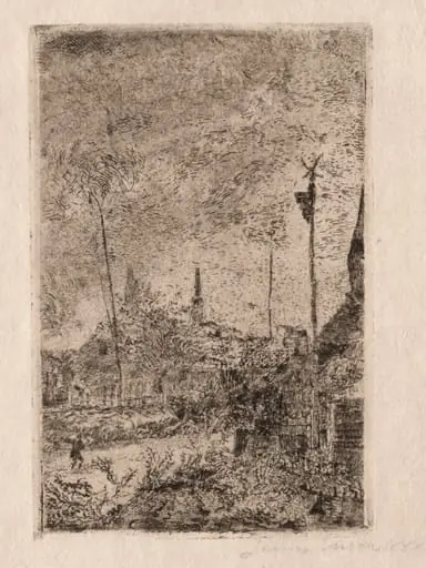 Cottages, by James Ensor