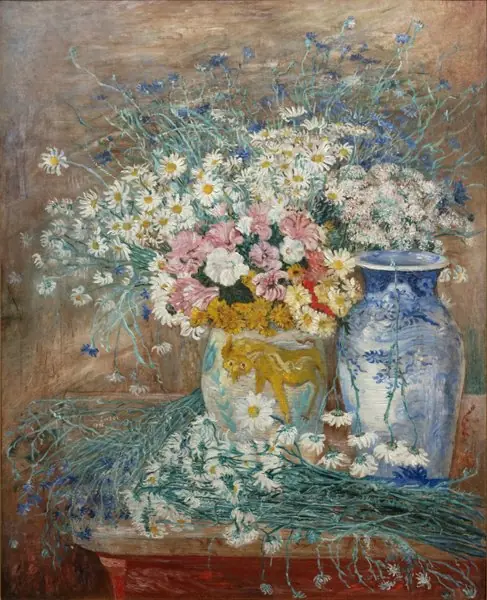 Flowers and Chinese Vases