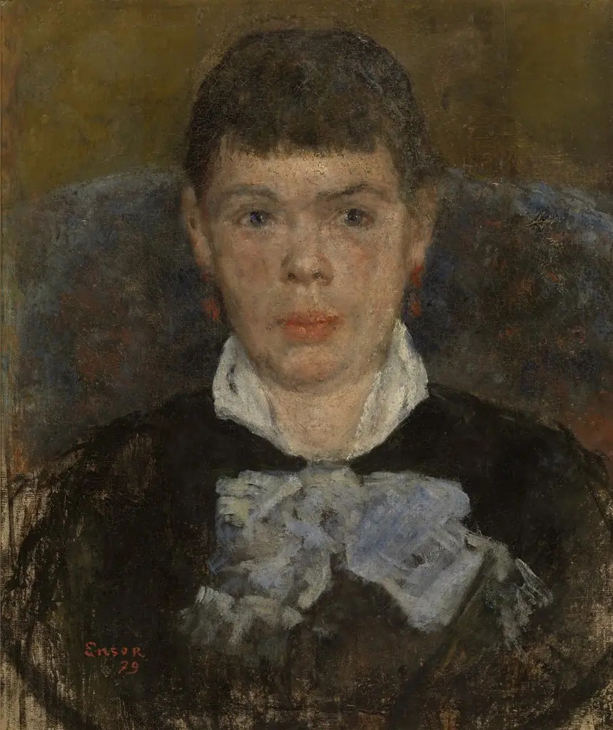 Girl with upturned Nose, by James Ensor