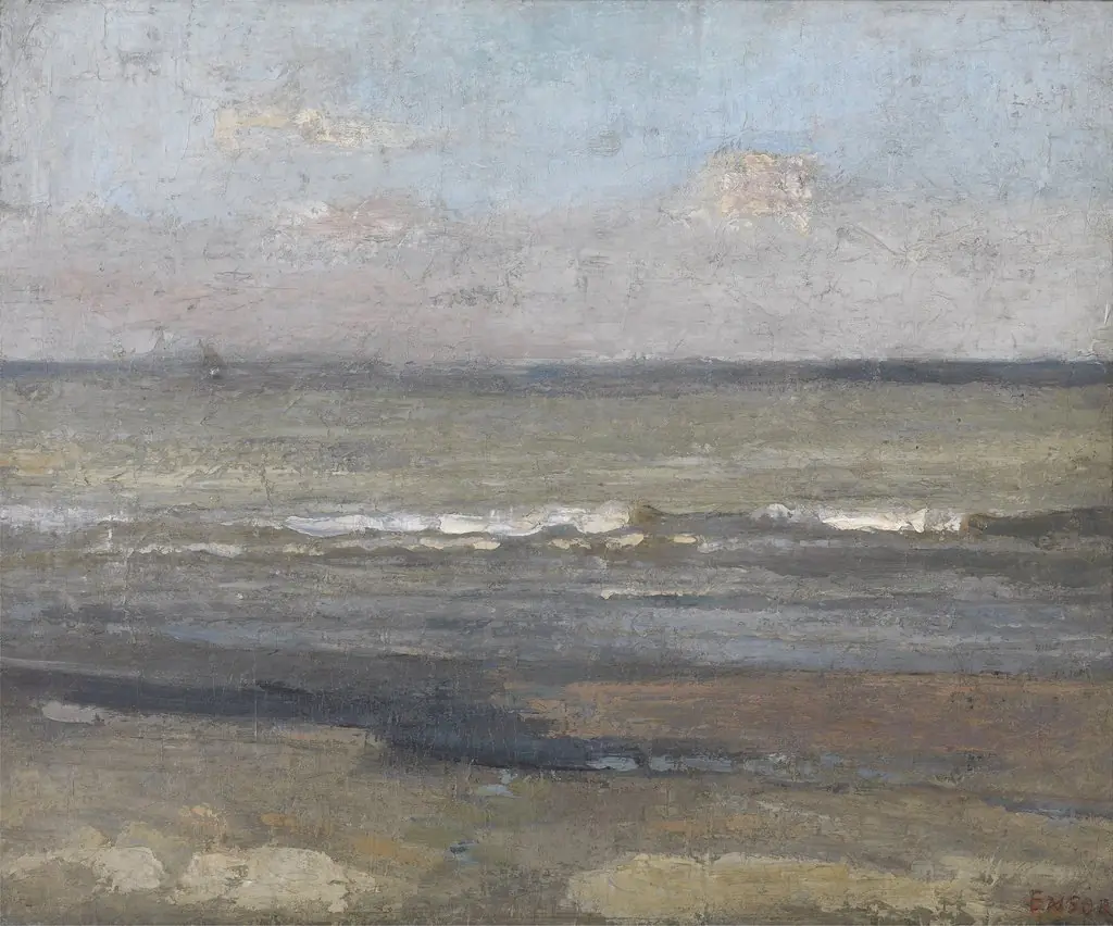 Grey Seascape, by James Ensor