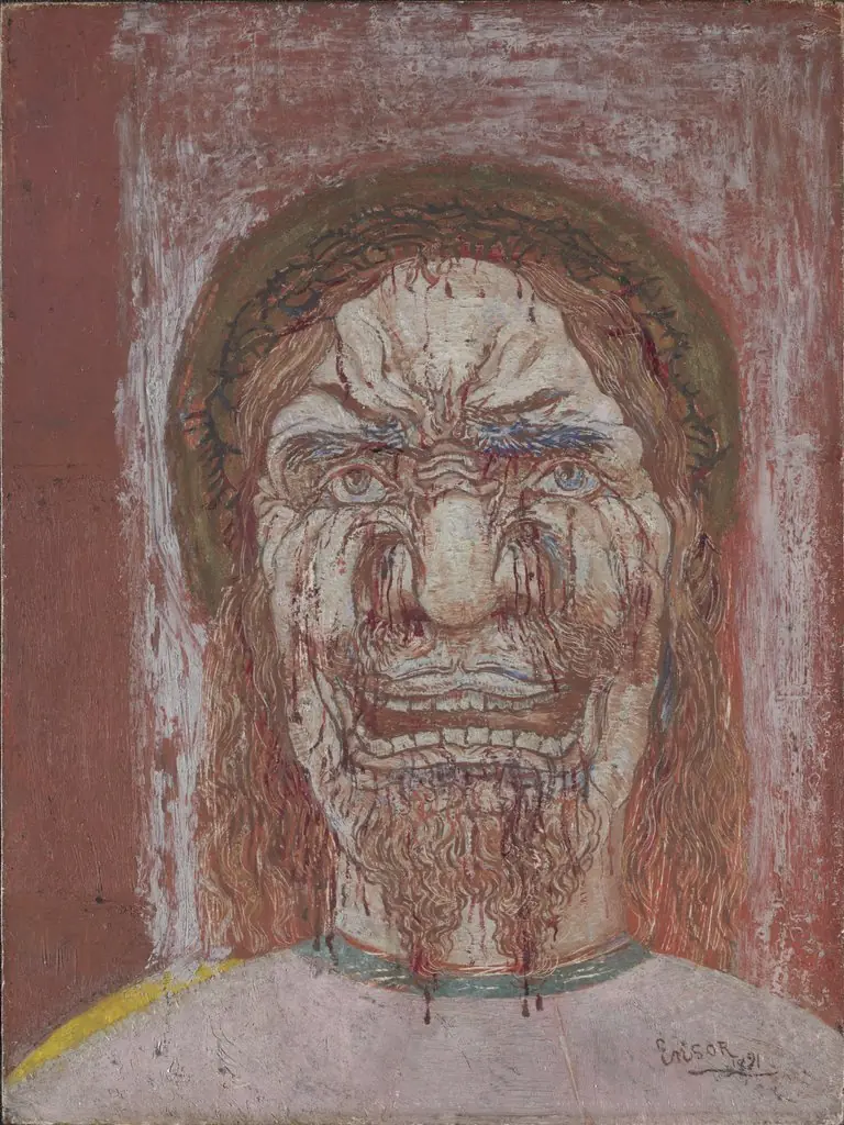 Man of Sorrows, by James Ensor
