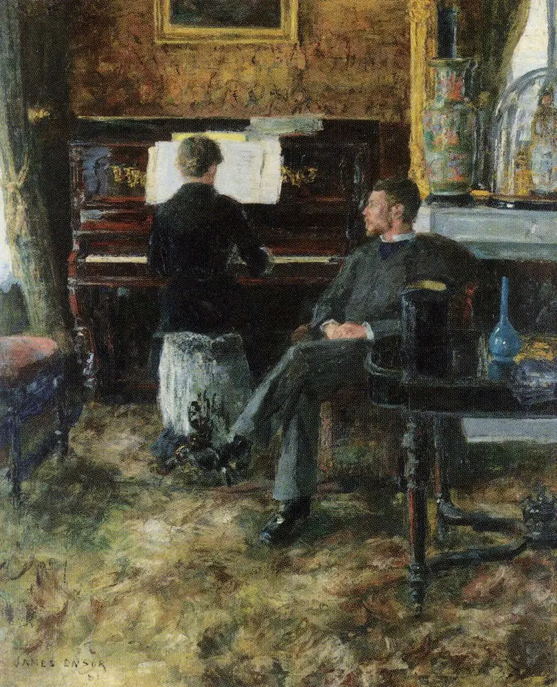 Russian Music, by James Ensor