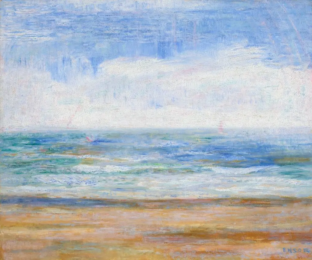 Strand von Ostende, by James Ensor