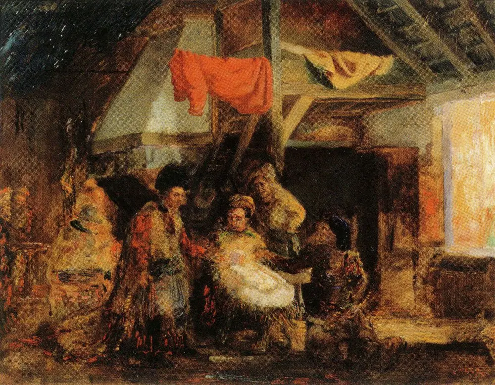 The Adoration of the Shepherds, by James Ensor