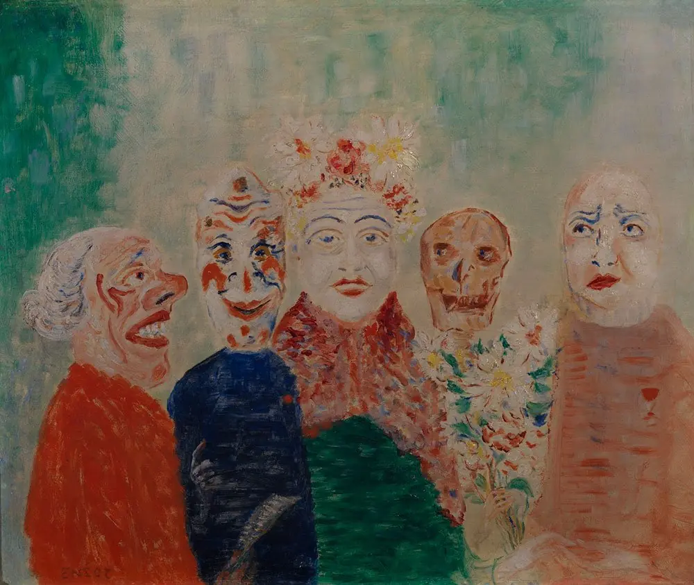 The Mask's Wedding, by James Ensor