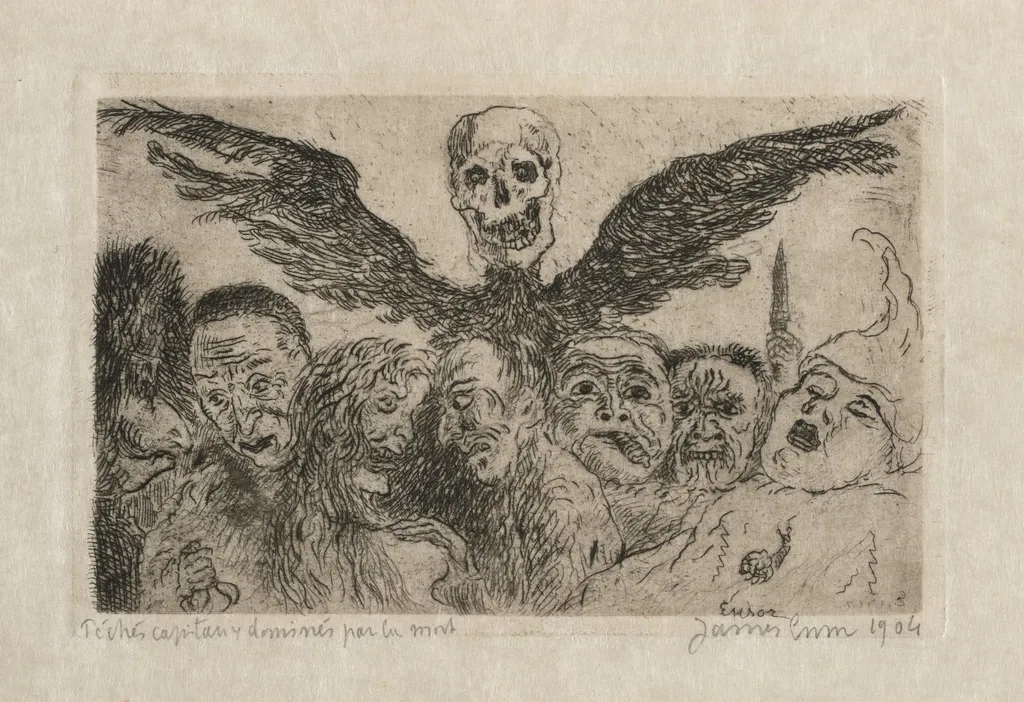 The Seven Deadly Sins, by James Ensor, 1903