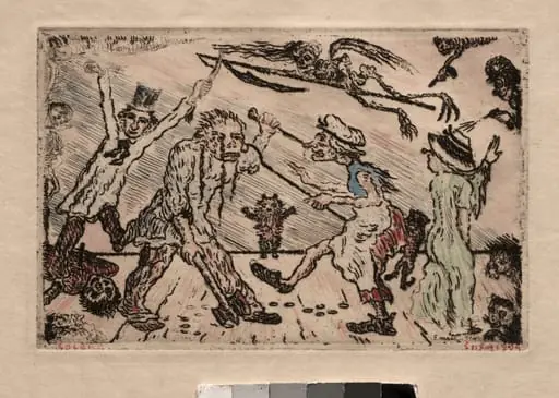 The Seven Deadly Sins: Anger, by James Ensor