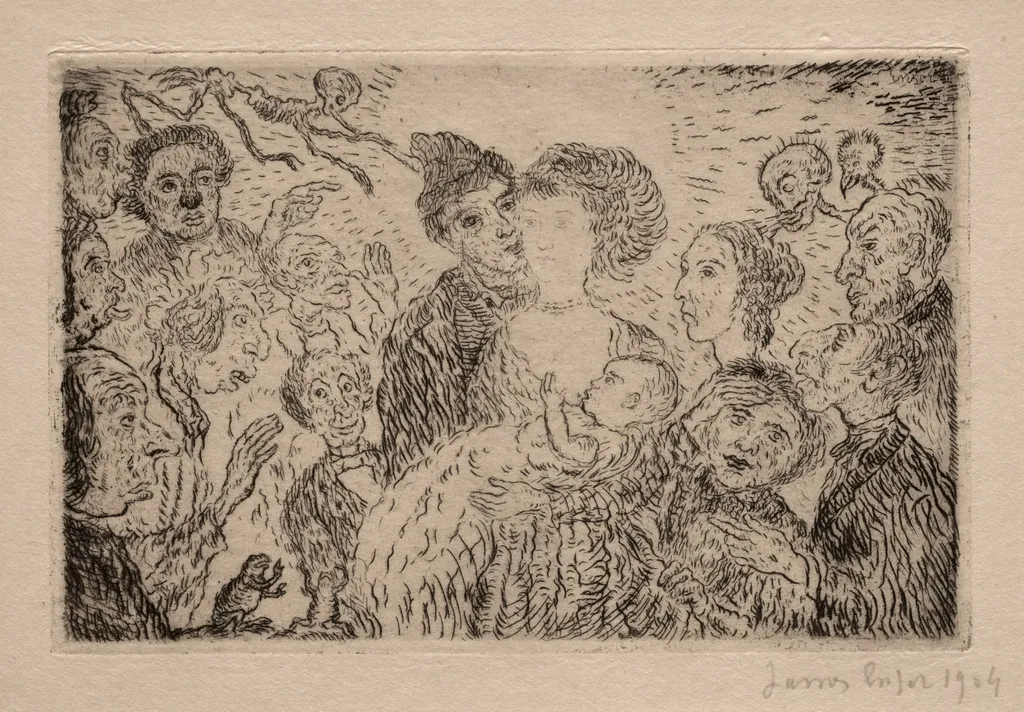 The Seven Deadly Sins: Envy, by James Ensor, 1904