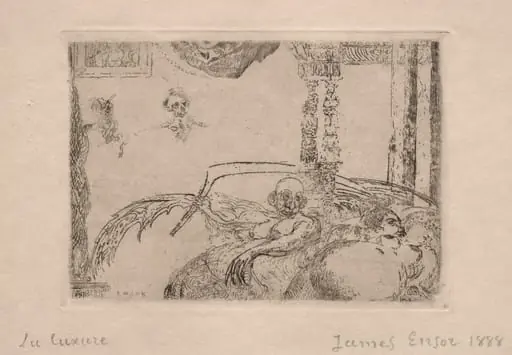 The Seven Deadly Sins: Lust, by James Ensor