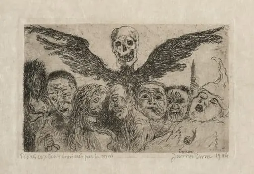 The Seven Deadly Sins: Title Page, by James Ensor