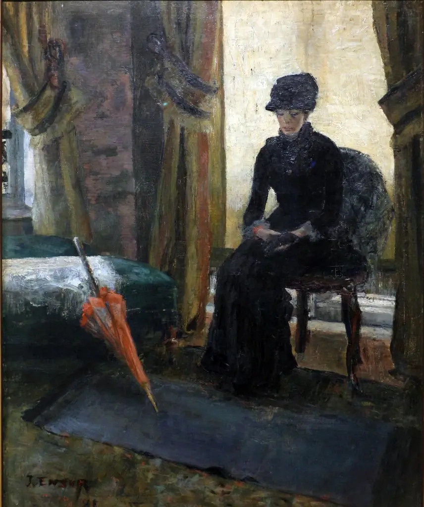 The Sombre Lady, by James Ensor