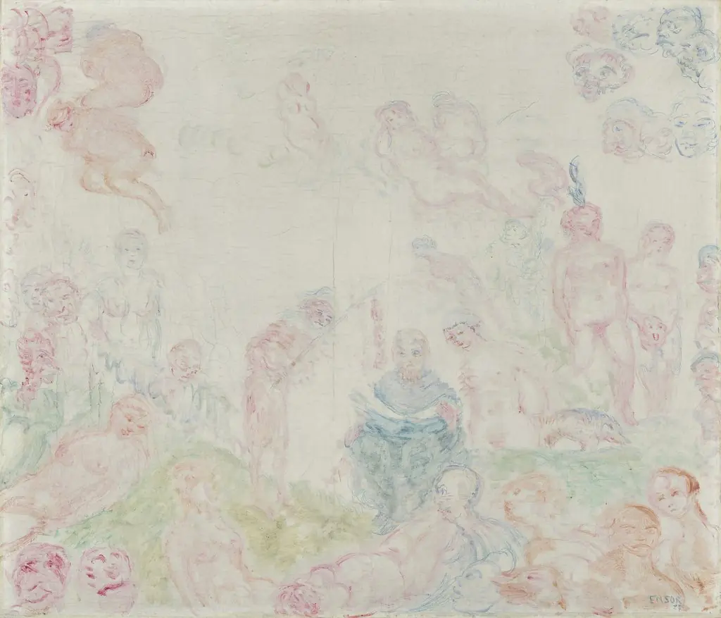 The Temptation of Saint Anthony the Great, by James Ensor