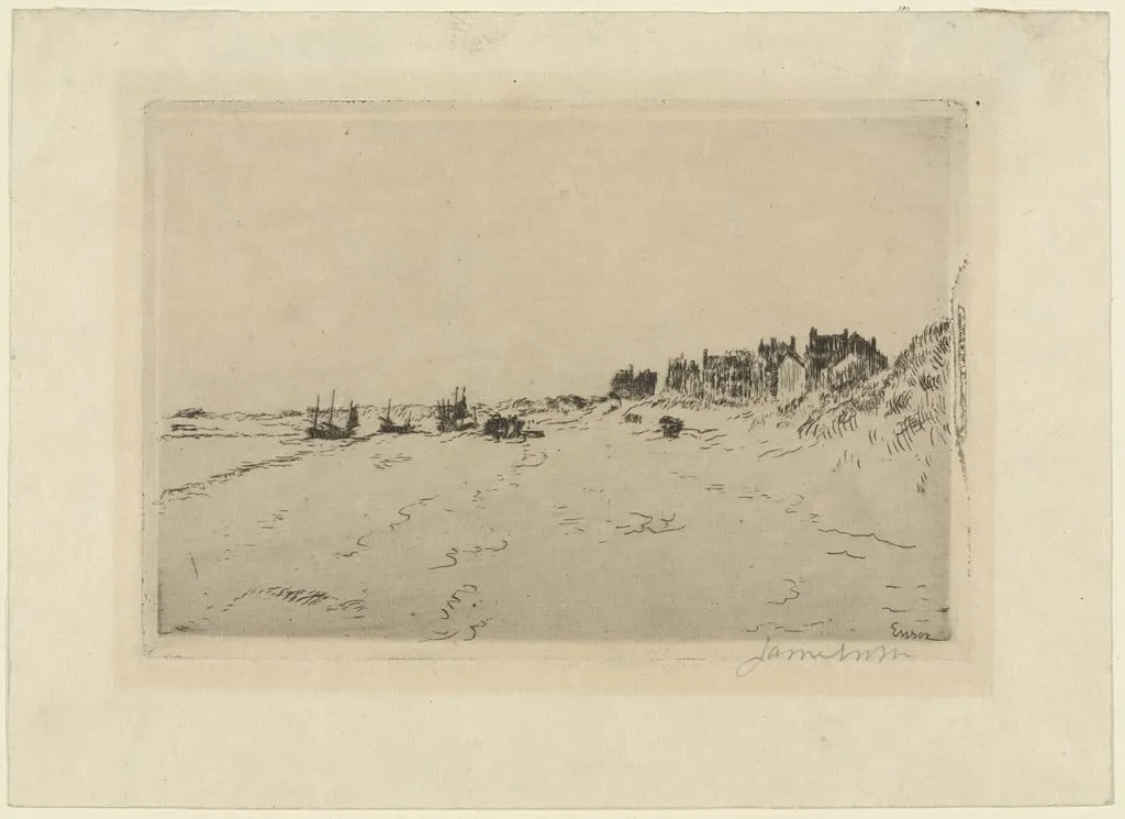 Untitled, by James Ensor, ink, 1904