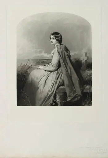 Contemplation (Evangeline), by James Faed