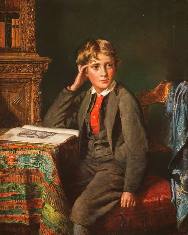 The Artist's Son (William Cotton Faed, 1858 - 1937), by James Faed