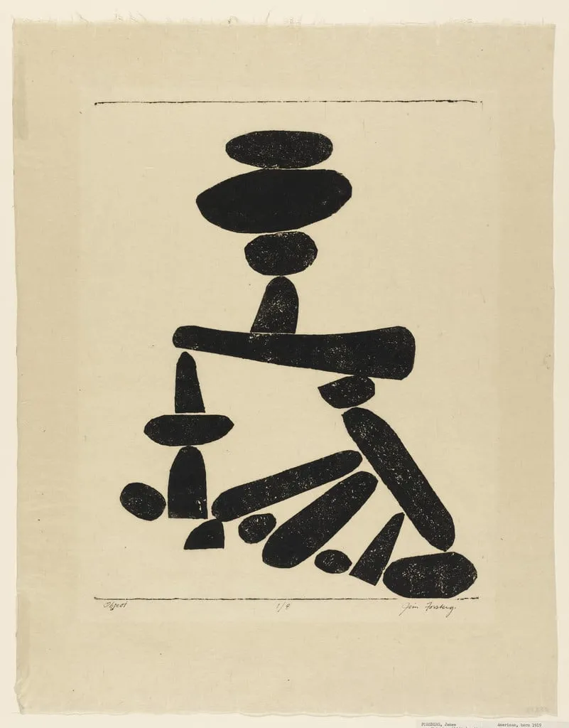 Untitled, by James Forsberg, ink, 1952