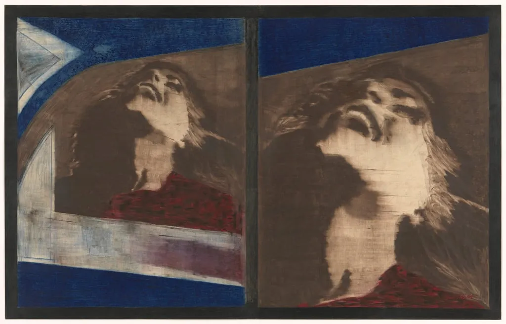 Untitled, by James Francis Gill, crayon, 1964