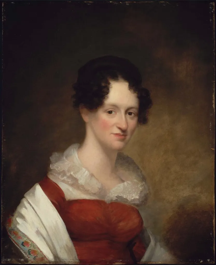 Mrs. Joseph Warren Revere (Mary Robbins), by James Frothingham, unspecified, 1821