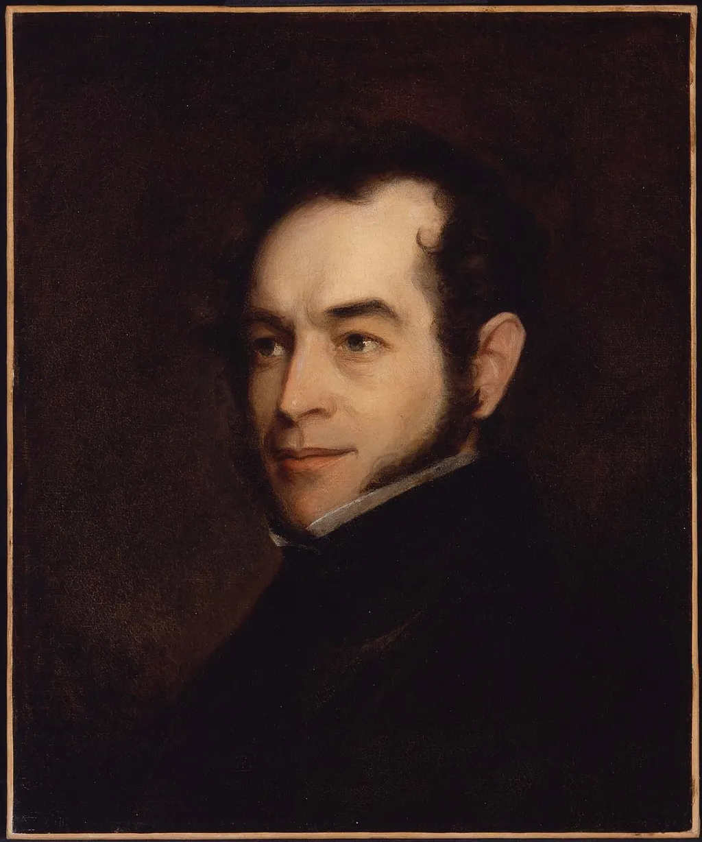 William Cullen Bryant, by James Frothingham, oil, 1833