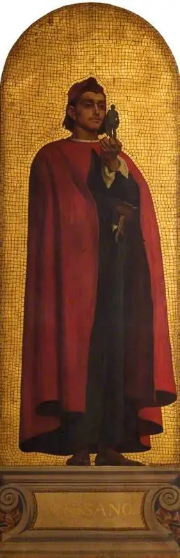 Nicola Pisano (c.1220/1225–c.1284) (design for a mosaic in the Victoria and Albert Museum), by James Gamble
