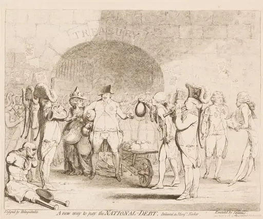 A New Way to Pay the National-Debt, by James Gillray