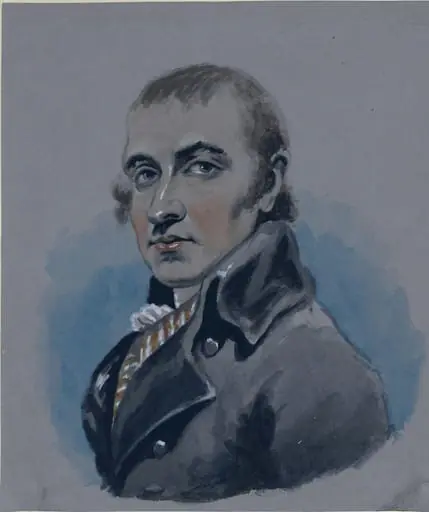 Copy after James Gillray's miniature self-portrait, by James Gillray
