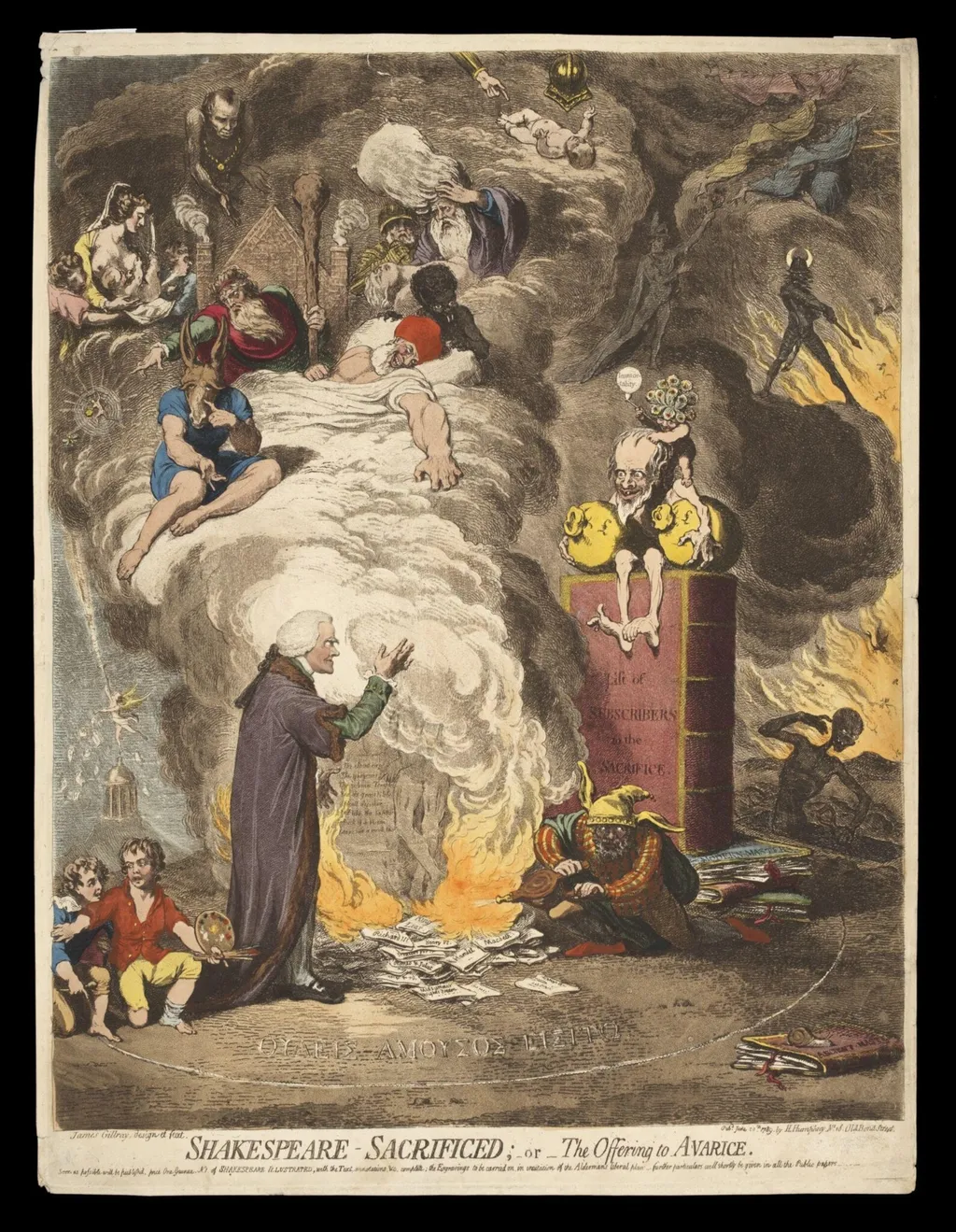H Beard Print Collection, by James Gillray, 20