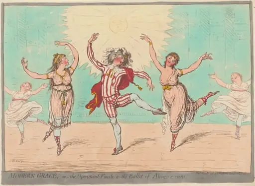 Modern Grace, by James Gillray