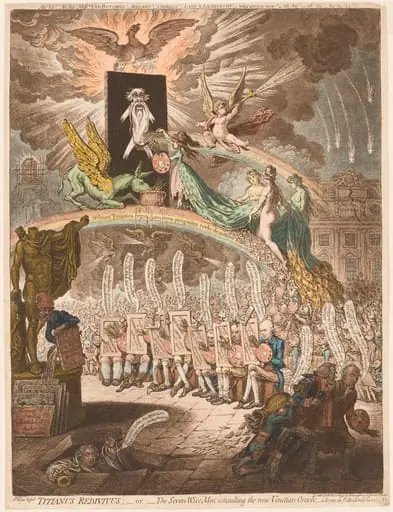 Titianus Redivivus, by James Gillray