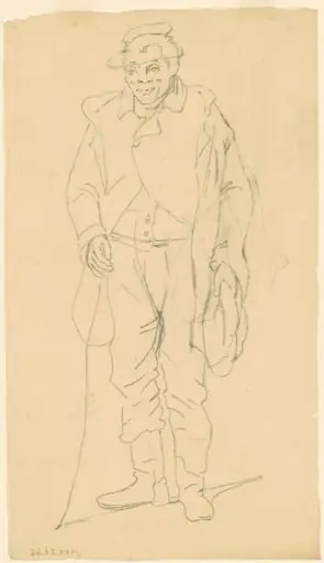 African-American Figure, by James Goodwyn Clonney