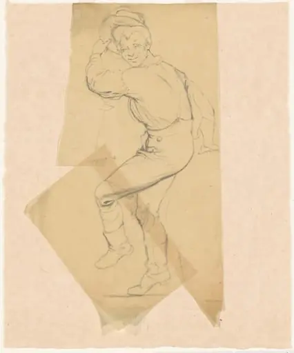 Studies for "Dance on a Stone Boat" and "In the Cornfield", by James Goodwyn Clonney