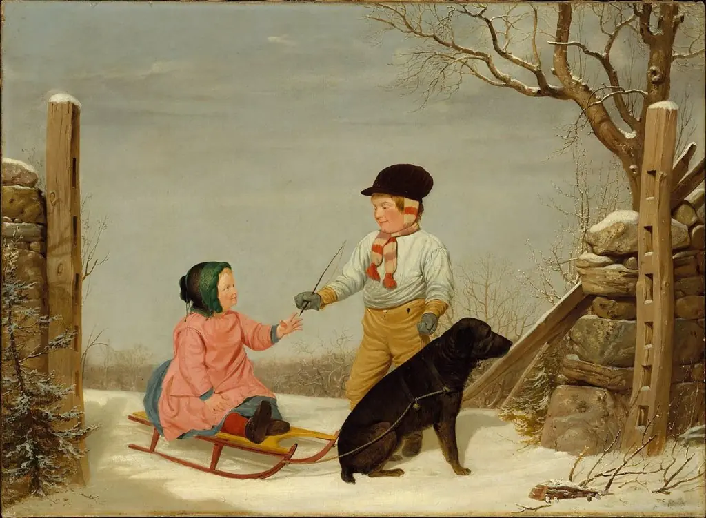 The Sleigh Ride, by James Goodwyn Clonney