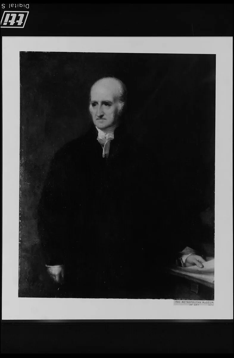 Benjamin West, by James Green|Benjamin West, oil, 1818