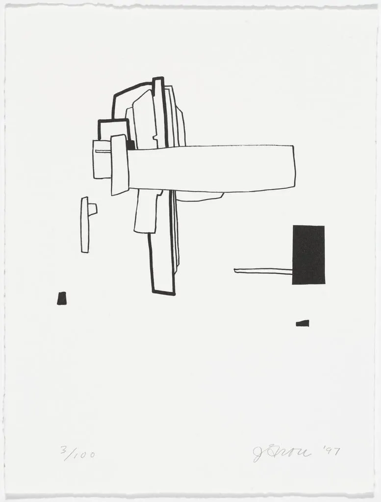 Untitled, by James Gross, ink, 1997