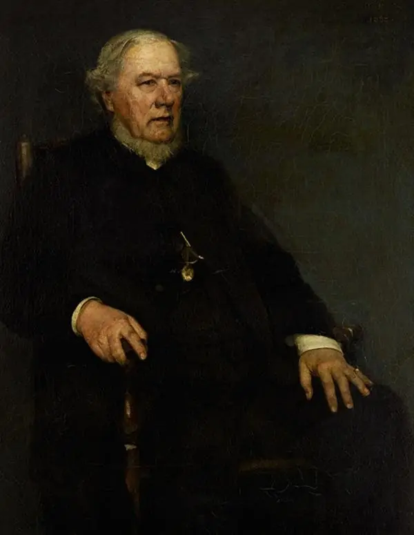 Revd Dr Andrew Gardiner (died 1892), by James Guthrie