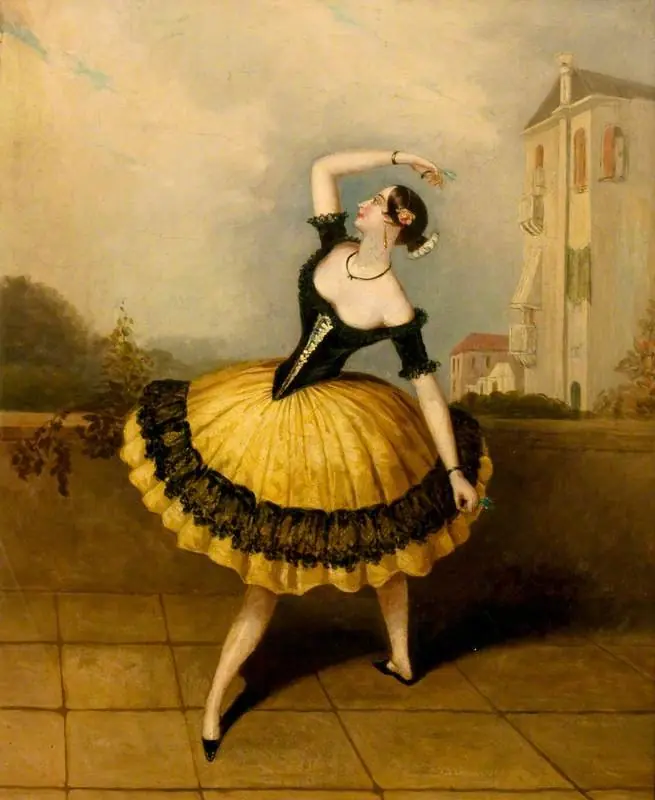 Marie Guy-Stephan (1818–1873), Dancing 'Las Boleras de Cádiz', by James Henry Lynch