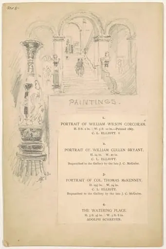 Study for "Paintings", by James Henry Moser