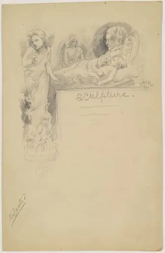 Study for "Sculpture", by James Henry Moser