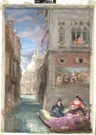 Canal at Venice, by James Holland