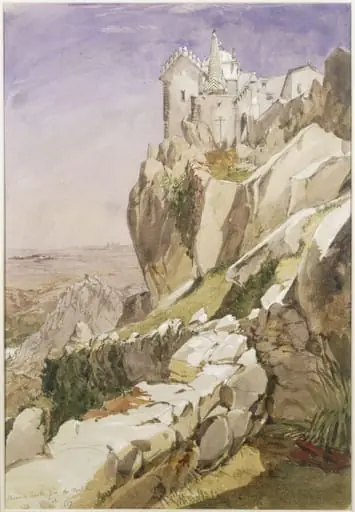 Moorish Castle from the Penha, by James Holland