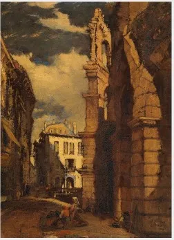 The Amphitheatre at Verona, by James Holland, unspecified, 1845